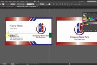 How To Design A Double Sided Business Card In Adobe Illustrator Cc Cs Cs for Double Sided Business Card Template Illustrator