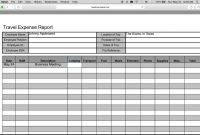How To Fillin A Free Travel Expense Report  Pdf  Excel  Youtube regarding Expense Report Template Excel 2010