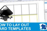 How To Lay Out A Card Template  Dining Table Print  Play  Youtube in Frequent Diner Card Template