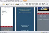 How To Make A Brochure In Microsoft Word  Youtube with Word Catalogue Template