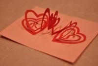 How To Make A Valentine's Day Pop Up Card Spiral Heart  Youtube regarding Pop Out Heart Card Template