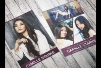 How To Make Your Own Model Comp Card In Photoshop throughout Free Model Comp Card Template Psd