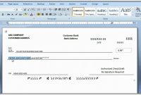 How To Print A Check Draft Template  Youtube for Blank Check Templates For Microsoft Word