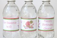 Howto Make Custom Water Bottle Labels  Glorious Treats throughout Free Custom Water Bottle Labels Template