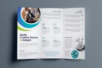 Hypnosis Professional Trifold Brochure Template   Brochure in Free Tri Fold Business Brochure Templates