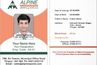 Id Card Pass Samples  Letter Adress within Sample Of Id Card Template