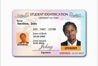 Id Template Free Pleasant  Blank Id Card Templates Psd Ai Vector throughout College Id Card Template Psd