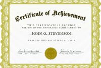 Ideas For Certificate Of Excellence Template Word Of Your Service intended for Certificate Of Excellence Template Word