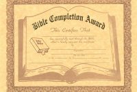 Images Of Berg Christian Certificates Template  Photomeat throughout Christian Certificate Template