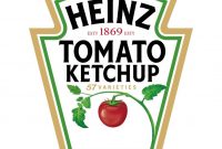 Images Of Heinz Ketchup Label Template  Unemeuf with Heinz Label Template