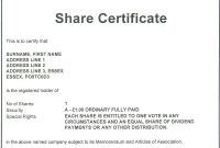 Images Of Stock Certificate Transfer Template  Bfegy with regard to Share Certificate Template Companies House