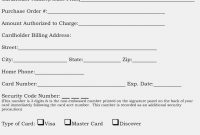 Imposing Credit Card On File Form Templates Template Authorization intended for Credit Card On File Form Templates
