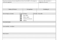 Incident Report Form Format  Samples  Word Document Download with Incident Report Form Template Word