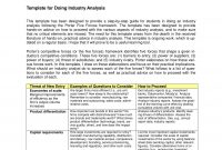 Industry Analysis Examples  Pdf  Examples with Industry Analysis Report Template