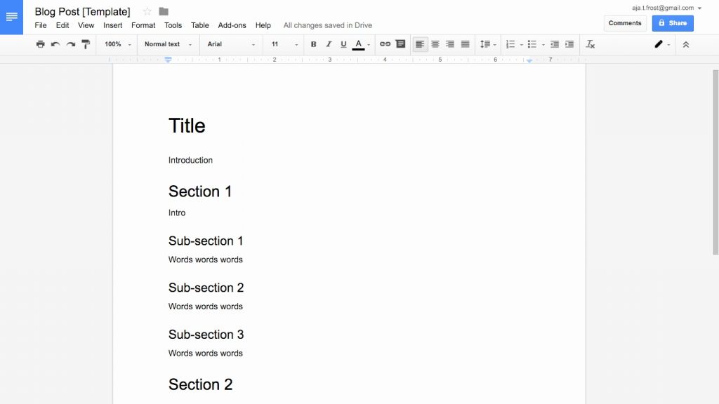 3 by 5 notecard template google docs