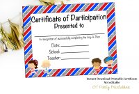 Instant Download Fun Run Certificate Jog A Thon Award  Etsy within Borderless Certificate Templates