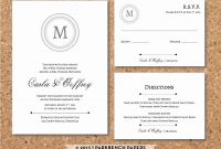 Invitations Exquisite Wedding Response Cards Ideas — Salondegas throughout Wedding Rsvp Menu Choice Template