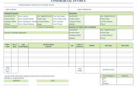 Invoice Template For Word pertaining to Template Of Invoice In Word