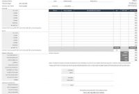 Invoice Templates  Word Excel Pdf Sample Examples regarding Black Invoice Template