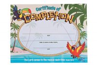 Island Vbs Certificates Of Completion  Stuff I Designed For Work for Free Vbs Certificate Templates