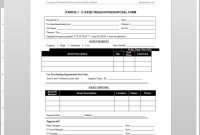 It Asset Requisition Disposal Request Template pertaining to Check Request Template Word