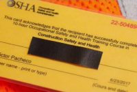 Iteam Fake Osha Cards Put Construction Workers At Risk with Osha 10 Card Template