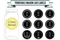Jam Jar Labels Free Template – Teplates For Every Day within Mason Jar Label Templates