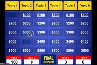 Jeopardy Powerpoint Template  Youtube throughout Jeopardy Powerpoint Template With Score
