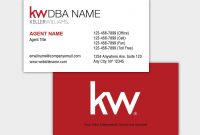 Keller Williams Business Card inside Keller Williams Business Card Templates