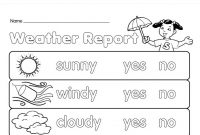 Kindergarten Baby Iq Game Nursery Activity Plan Template Free inside Kids Weather Report Template