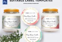 Label Template Id for Food Product Labels Template