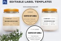 Label Template Id pertaining to Food Product Labels Template