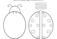 Ladybug Note Template I Made  Paper Craft Themed Templates  Notes with Blank Ladybug Template