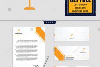 Light Interior Logo Template Vector Illustration And Stationery within Business Card Letterhead Envelope Template