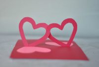 Linked Hearts Pop Up Card Template  Creative Pop Up Cards with regard to Pop Out Heart Card Template