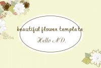 Literary Beautiful Flower Ppt Templatefree Powerpoint Templates And regarding Pretty Powerpoint Templates