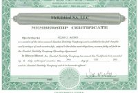 Llc Membership Certificate Template Collection Of Solutions For with regard to Llc Membership Certificate Template Word