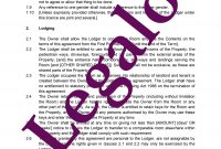 Lodger Agreement Template  For A Residential Tenancy  Legalo pertaining to Landlord Lodger Agreement Template