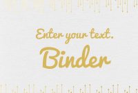 Lovely  Binder Spine Template  Wwwpantrymagic throughout Binder Spine Template Word