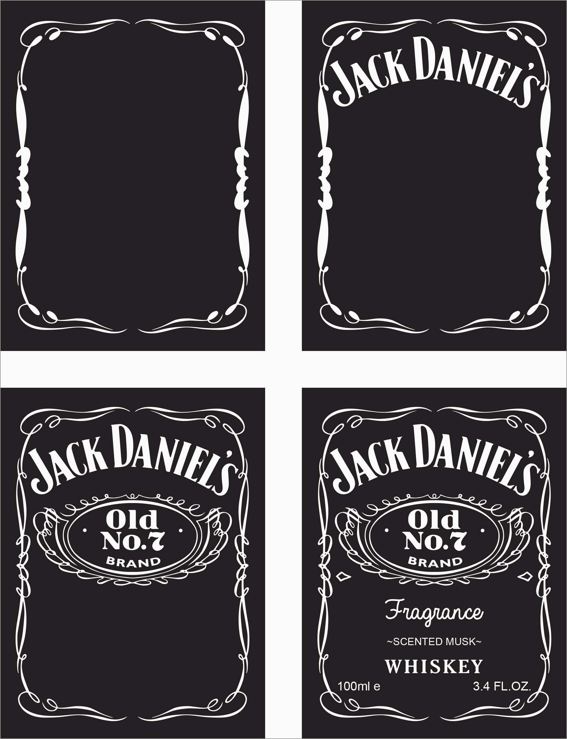 Lovely Jack Daniels Invitation Template Free  Best Of Template within Blank Jack Daniels Label Template