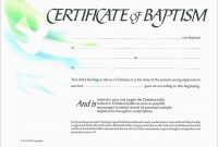 Luxury Free Baptism Certificate Template Word  Best Of Template within Baby Christening Certificate Template