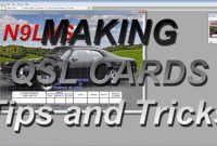 Making Qsl Cardstips And Tricks  Youtube pertaining to Qsl Card Template