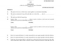 Manitoba Cohabitation Agreement  Legal Forms And Business Templates throughout Free Cohabitation Agreement Template