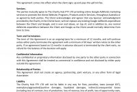 Marketing Agreement Templates And Examples  Pdf Word Pages inside Free Online Advertising Agreement Template
