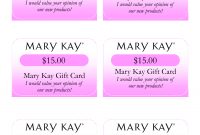Mary Kay Birthday Certificates  Mary Kay Gift Card I Would Value within Mary Kay Gift Certificate Template