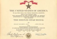 Medals pertaining to Army Good Conduct Medal Certificate Template