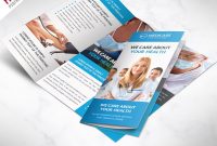 Medical Care And Hospital Trifold Brochure Template Free Psd pertaining to 3 Fold Brochure Template Psd Free Download