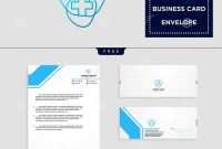 Medical Cross Logo Template And Free Letterhead Envelope Business with regard to Business Card Letterhead Envelope Template
