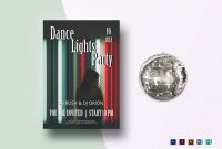 Melodic Dance Mix Lights Flyer Design Template In Psd Word inside Dance Flyer Template Word