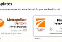 Membership Cards  Wild Apricot Help throughout Template For Membership Cards